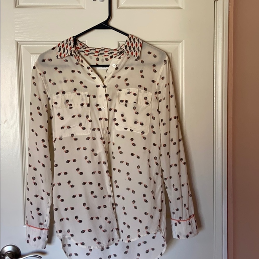 Equipment silk shirt